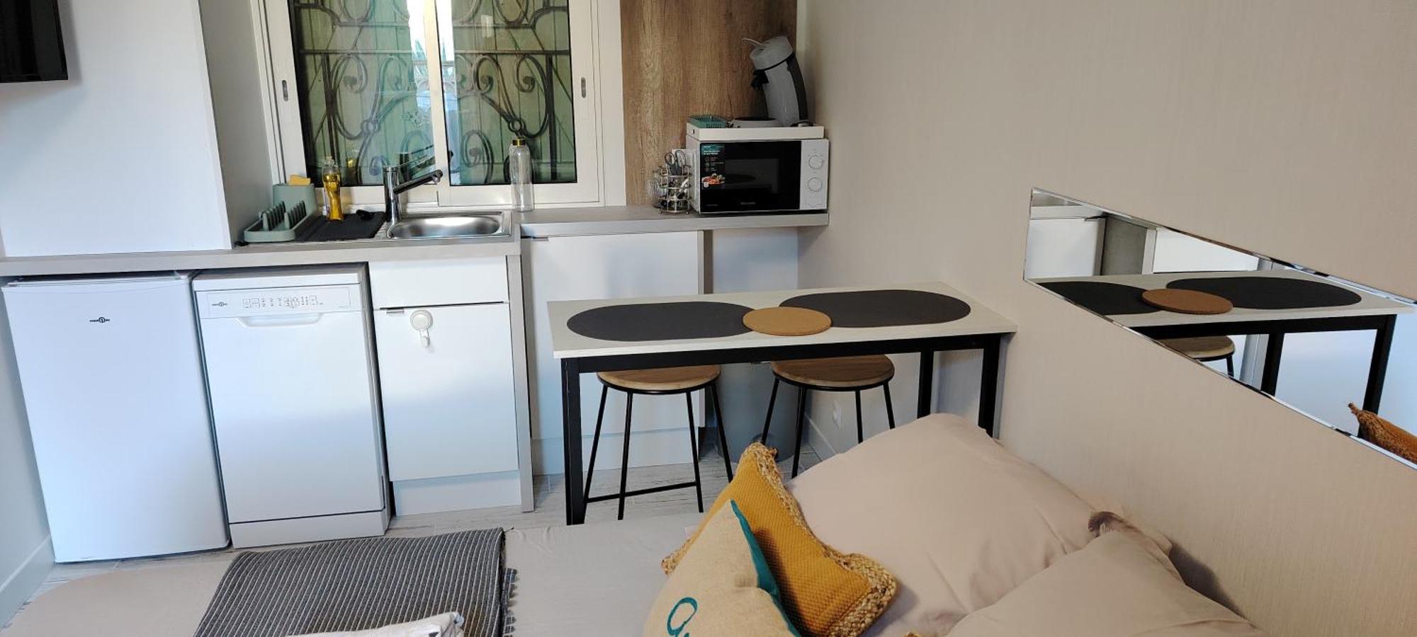 Apartamento Studio Cosy Balneo Avec Jardin Le Barcarès Exterior foto